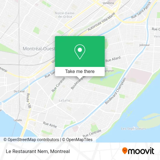 Le Restaurant Nem map