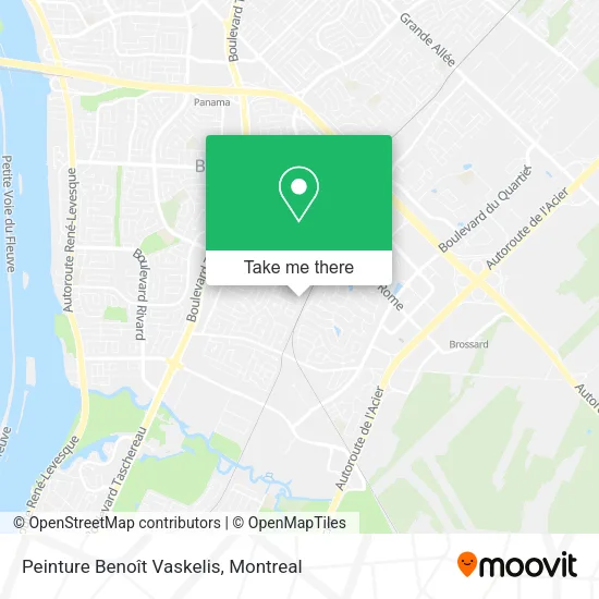 Peinture Benoît Vaskelis map