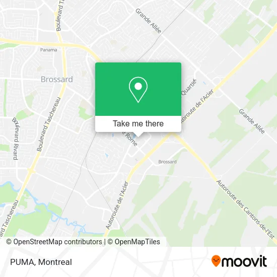 PUMA map