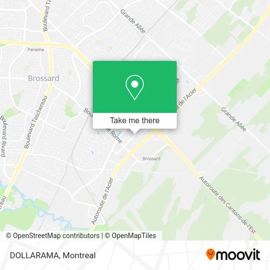 DOLLARAMA map