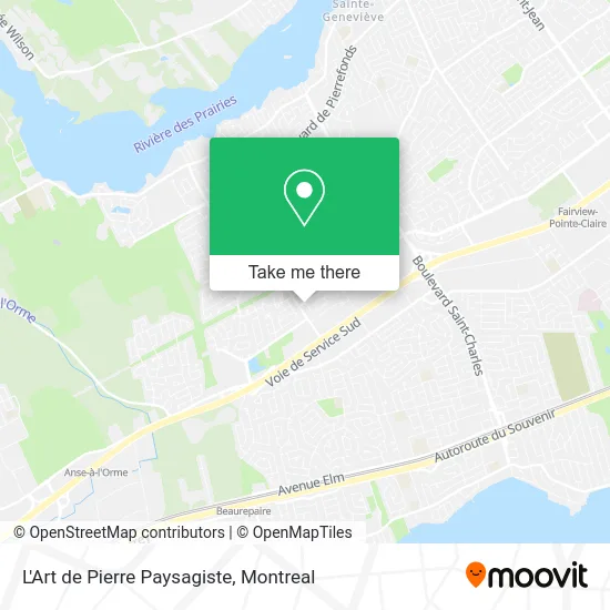 L'Art de Pierre Paysagiste map