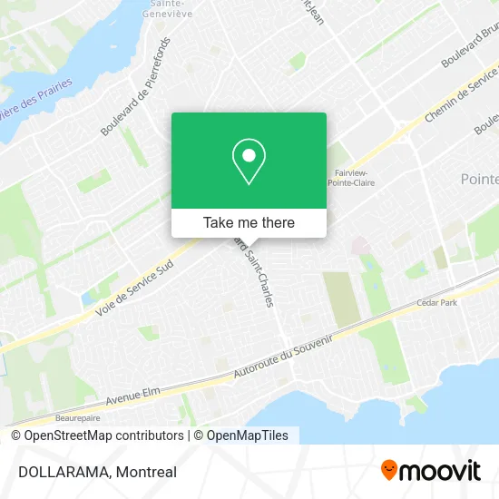 DOLLARAMA map