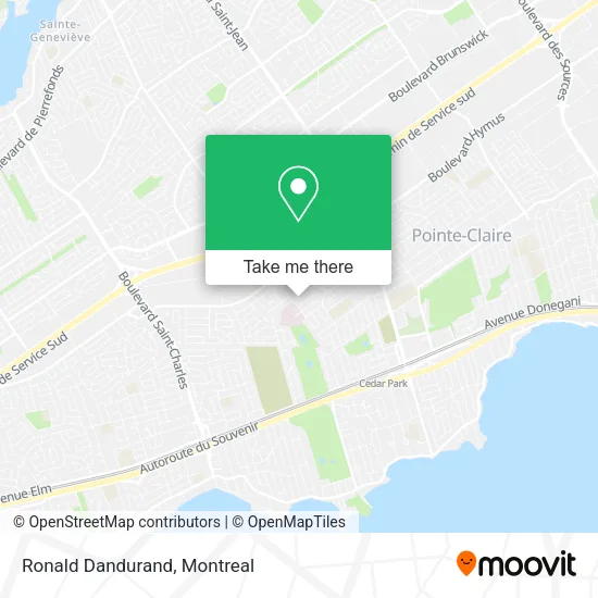 Ronald Dandurand map