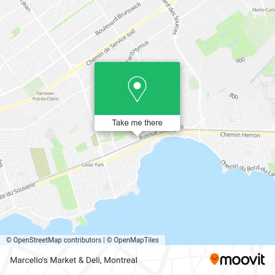 Marcello's Market & Deli map