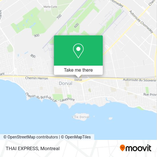 THAI EXPRESS map