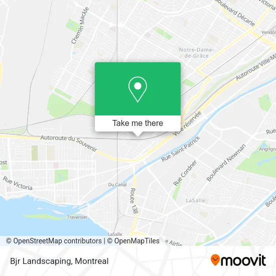 Bjr Landscaping map