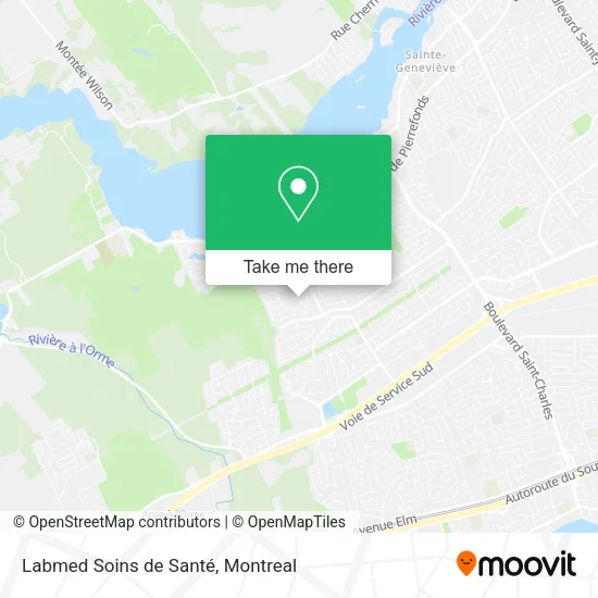 Labmed Soins de Santé map