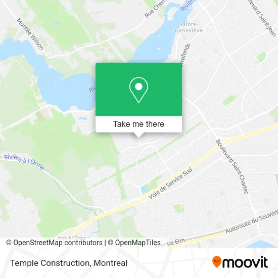 Temple Construction map