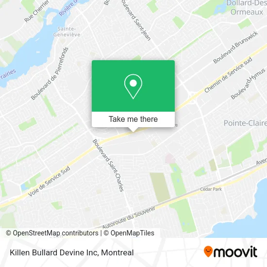 Killen Bullard Devine Inc map