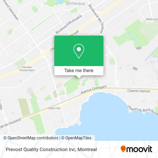 Prevost Quality Construction Inc map