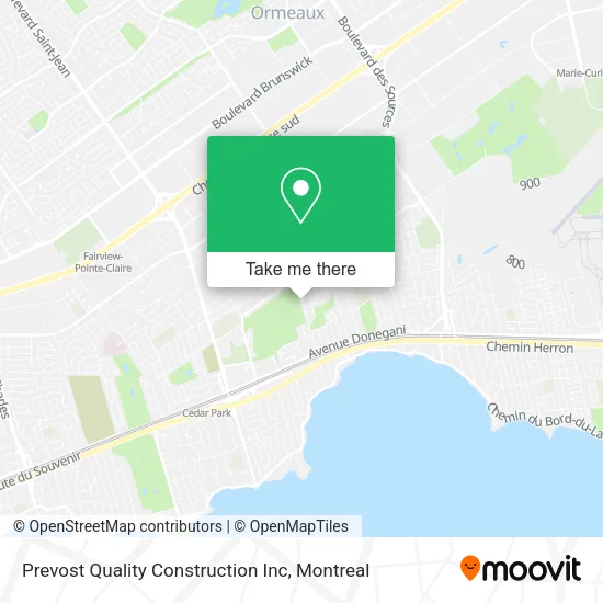 Prevost Quality Construction Inc map