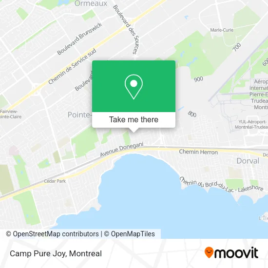 Camp Pure Joy map