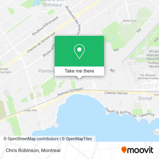 Chris Robinson map
