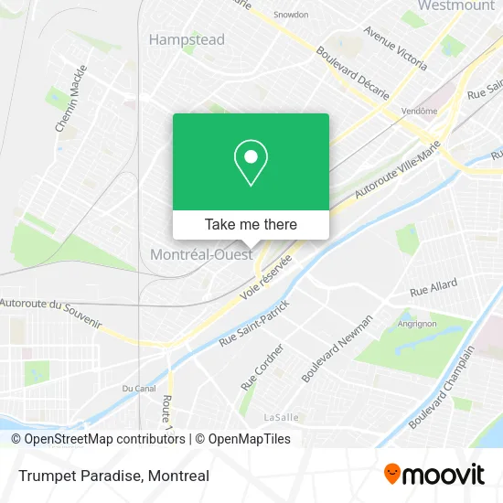 Trumpet Paradise map