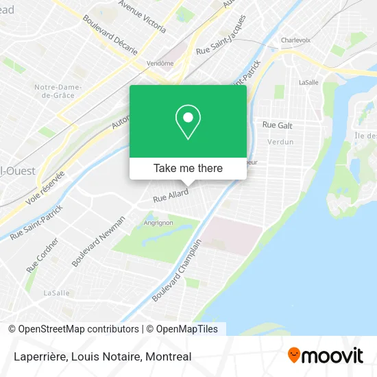 Laperrière, Louis Notaire map