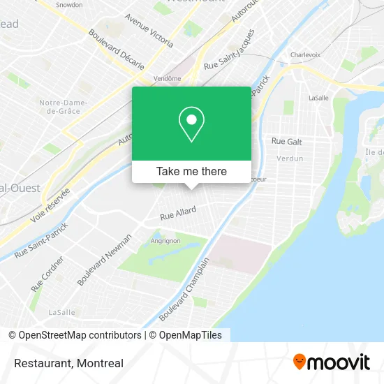 Restaurant map