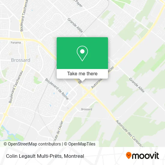 Colin Legault Multi-Prêts map