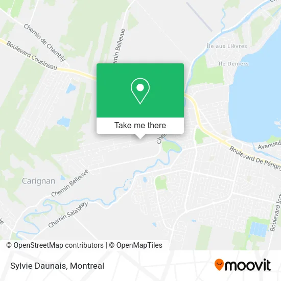 Sylvie Daunais map