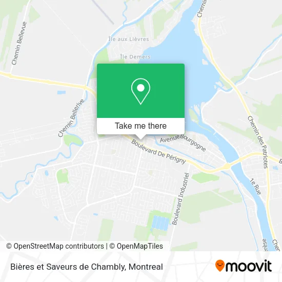 Bières et Saveurs de Chambly map