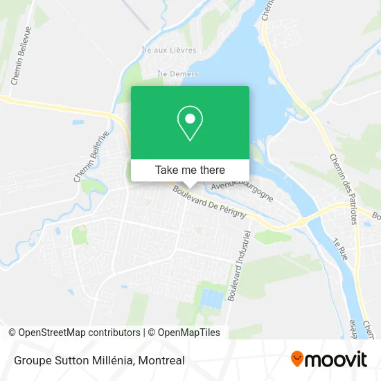 Groupe Sutton Millénia map