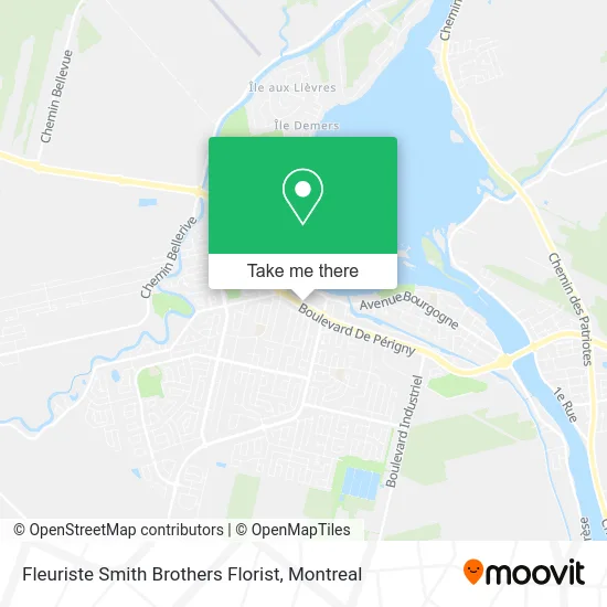 Fleuriste Smith Brothers Florist map