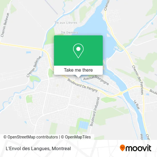 L'Envol des Langues map