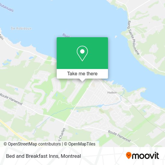 Bed and Breakfast Inns map