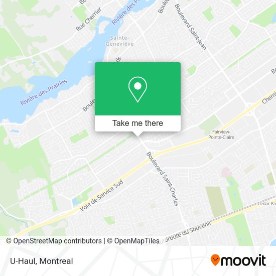 U-Haul map