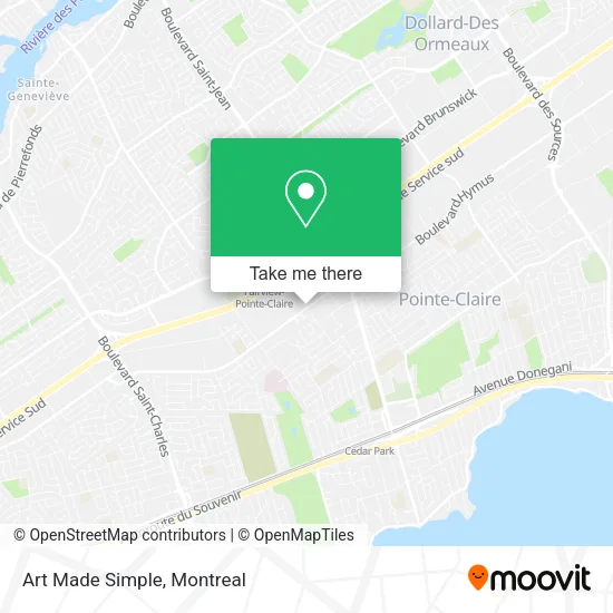 Art Made Simple map