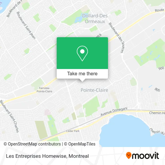 Les Entreprises Homewise map