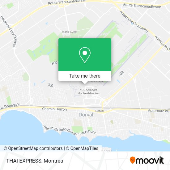 THAI EXPRESS map