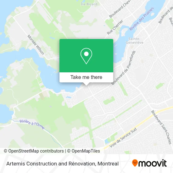 Artemis Construction and Rénovation map