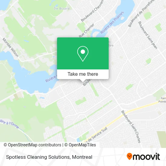 Spotless Cleaning Solutions map
