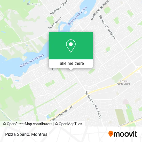 Pizza Spano map