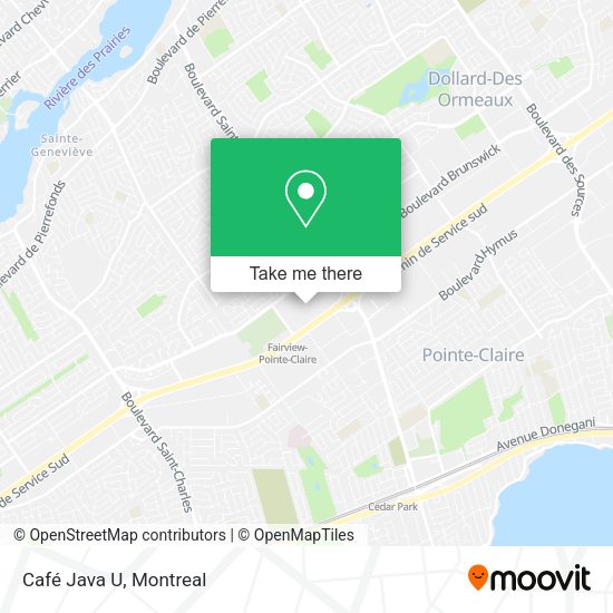 Café Java U map