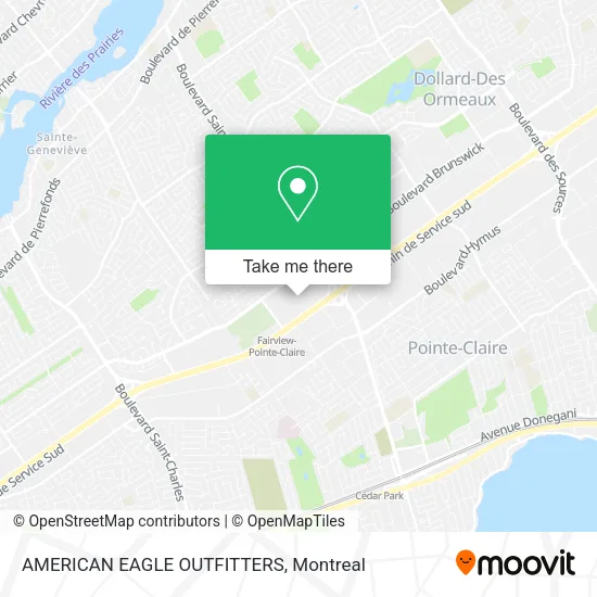 AMERICAN EAGLE OUTFITTERS map