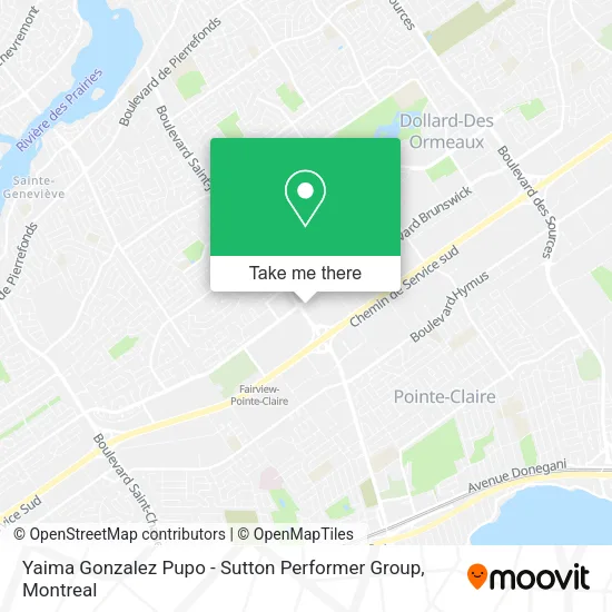 Yaima Gonzalez Pupo - Sutton Performer Group map