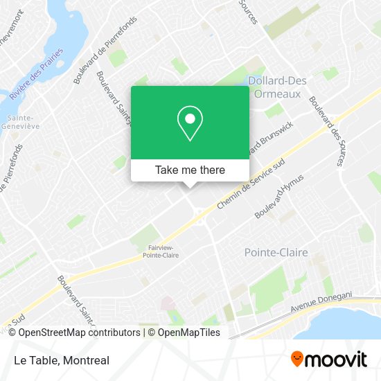 Le Table map