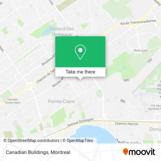 Canadian Buildings map