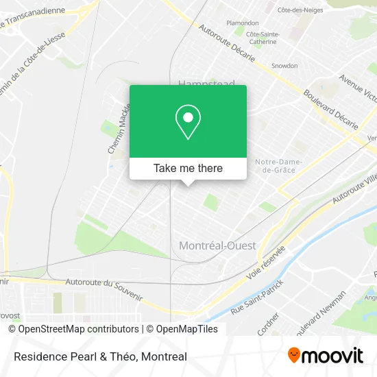 Residence Pearl & Théo map