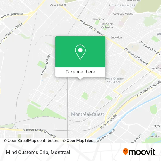 Mind Customs Crib map