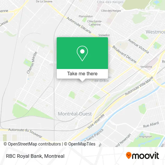 RBC Royal Bank map