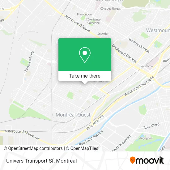 Univers Transport Sf map