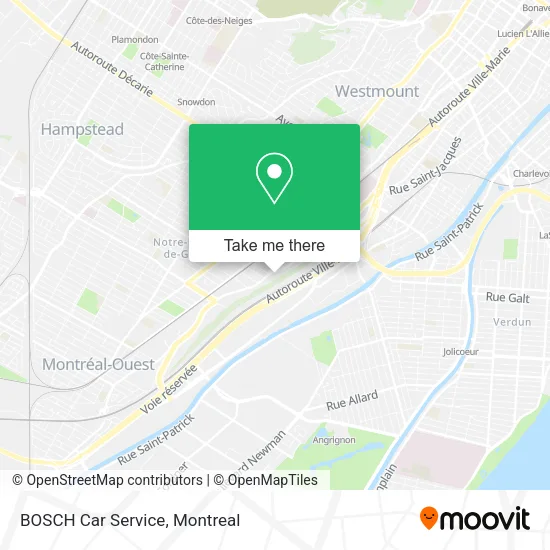 BOSCH Car Service map