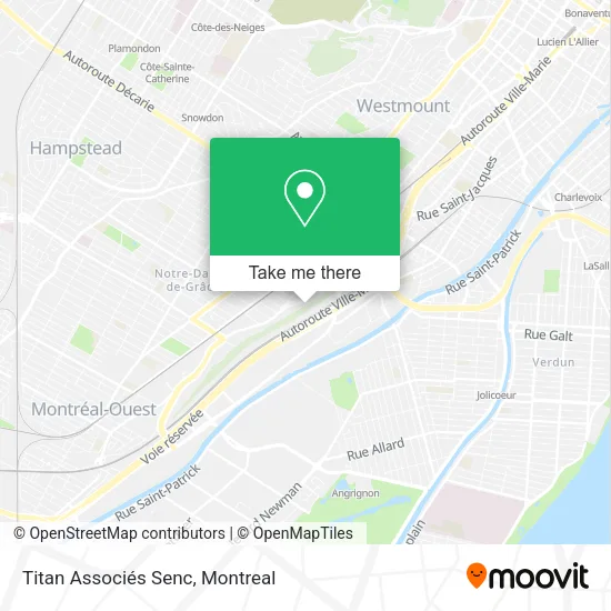 Titan Associés Senc map