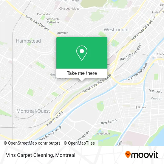 Vins Carpet Cleaning map