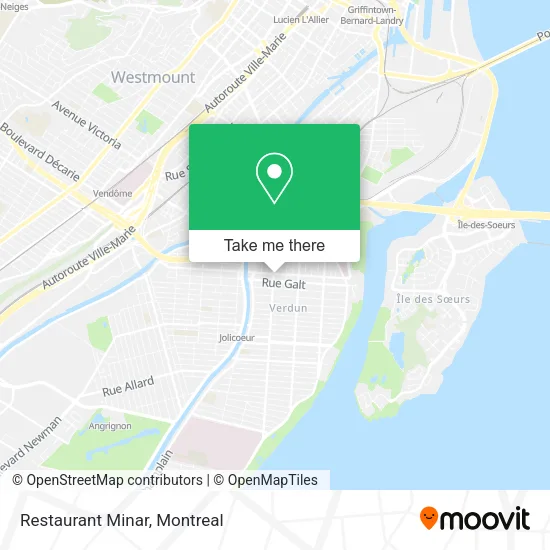 Restaurant Minar map