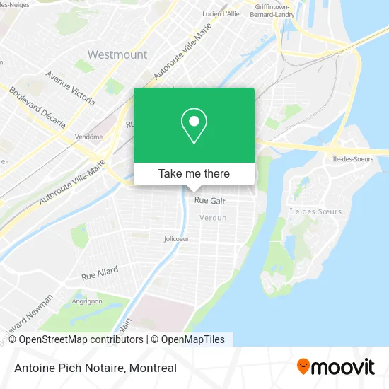 Antoine Pich Notaire map