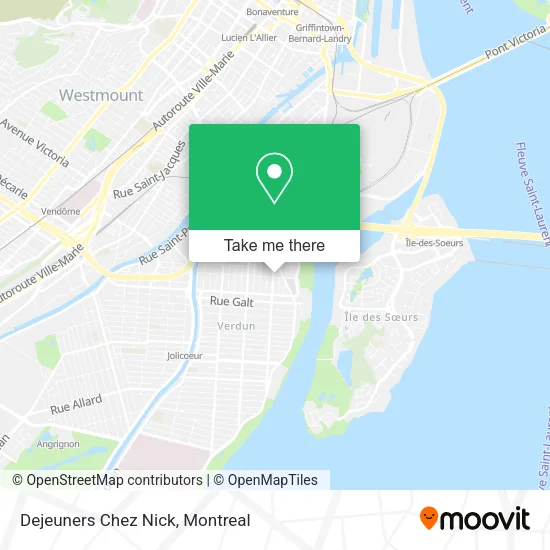 Dejeuners Chez Nick map