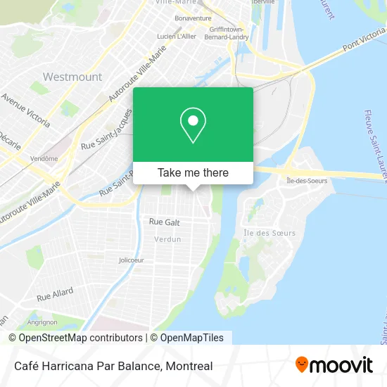 Café Harricana Par Balance map
